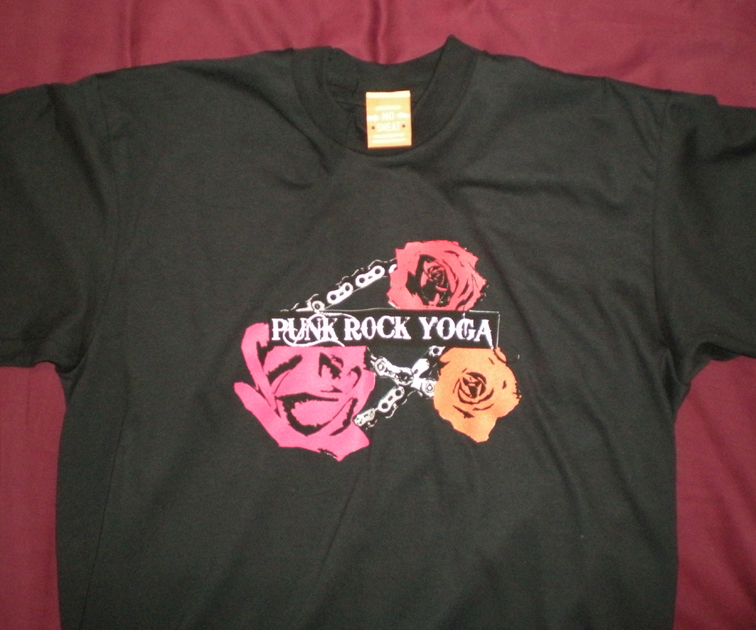 black unisex tee